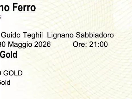 Biglietti concerto di Tiziano Ferro