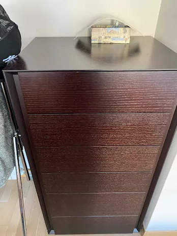 Letto, settimanale e cassettiera, in legno, ottimo stato - Anteprima 6