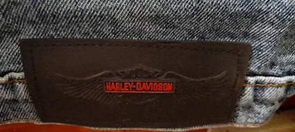 Giubbetto vintage denim Harley Davidson