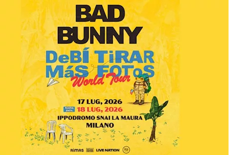 Biglietti Bad Bunny Milano Ippodromo Snai la Maura
