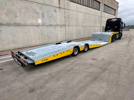 Semirimorchio soccorso stradale e trasporto veicoli 2 assi F, colore pastello - Foto 3