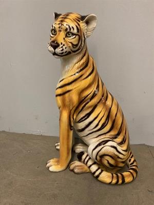 Tigre in ceramica vintage anni 70 modernariato.