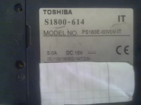 PC Portatile Marca Toshiba S1800-614 per parti ricambio - Foto 5