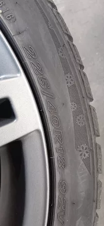 Cerchi Audi A3 originali 18 gommate, modello originale Audi, ottimo stato - Foto 5