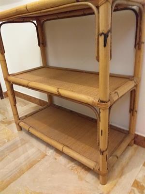 Libreria bambu rattan