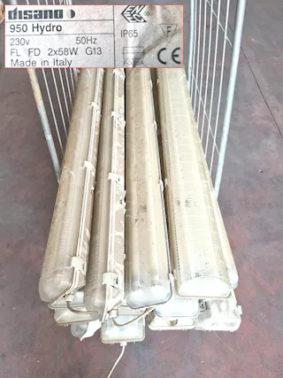 Plafoniere al neon usate, marca Disano mod - Foto 2