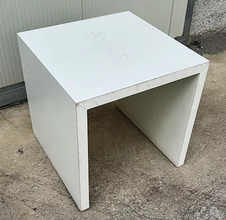 Banco bianco AC 44270, in legno - Anteprima 4