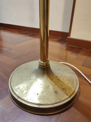 Lampada da terra in ottone vintage - Foto 4