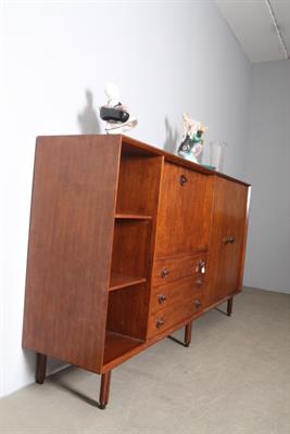 Bellissima Credenza sideboard anni 60 teak restaurata, in legno - Foto 2