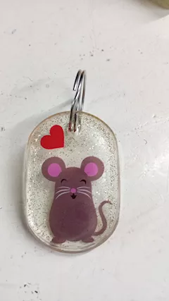 Portachiavi con topolino