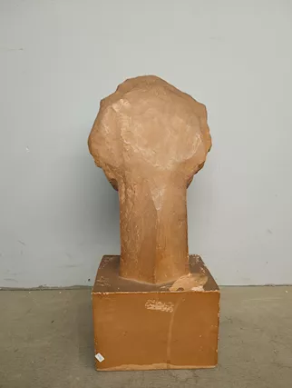 Antica scultura a mezzobusto di Beethoven, epoca '800 - Foto 6