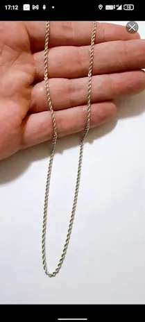 Collana in oro bianco 18kt/750