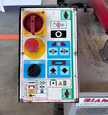 Segatrice semiautomatica a nastro manuale usata, marca Bianco, anno 2004 - Foto 3