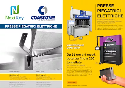 Presse piegatrici elettriche per la lamiera