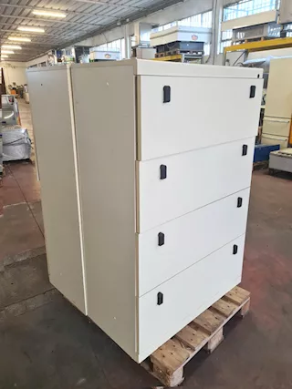 2 schedari per ufficio usati