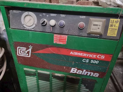 Compressore e serbatoio Balma CS500