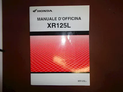 XR125L HONDA MANUALE OFFICINA