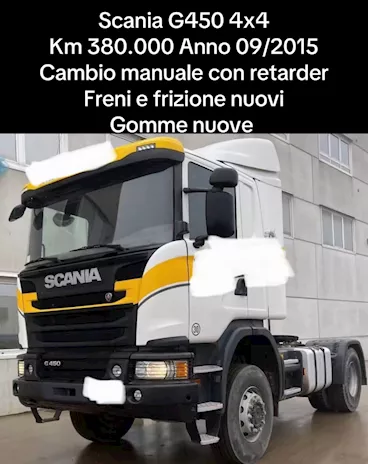 Scania G450 4x4