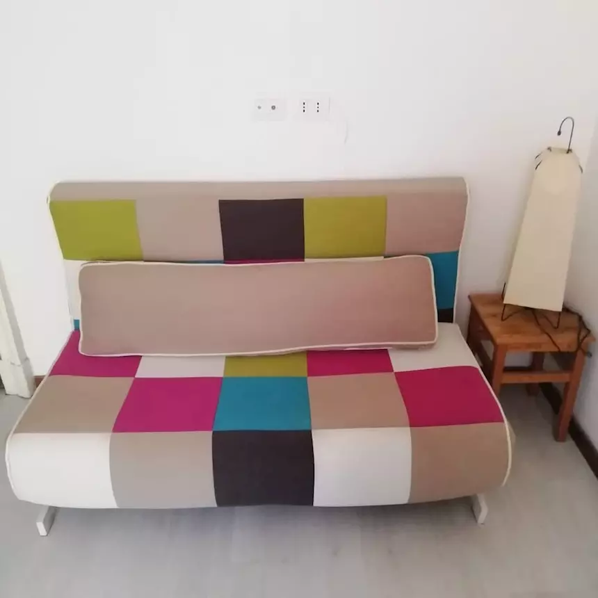 Divano letto Missori multicolor, come nuovo