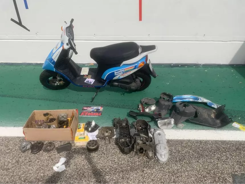 Gilera Thypoon formula Benetton 1996
