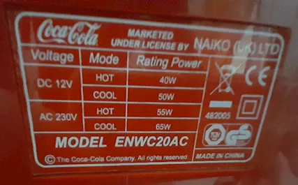 Mini Frigorifero Coca Cola 20 Litri portatile e non - Foto 6