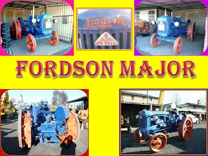 Trattore da Collezione Fordson Major Ruote in Ferro