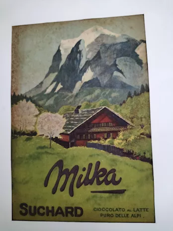 Stampa originale vintage MILKA SUCHARD primi 900