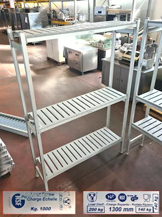 Scaffalature in alluminio per celle usate, marca Tonon, modello EXO - Foto 2
