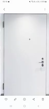 Pannello frontale porta blindata