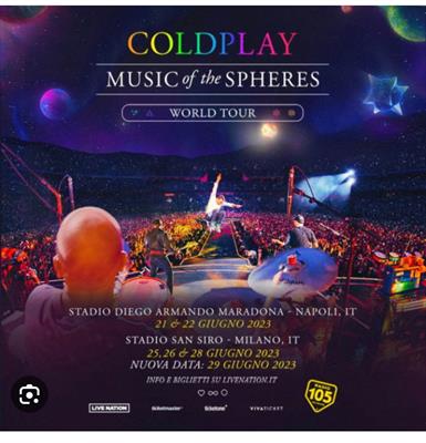 Coldplay prato o altro 28 Giugno