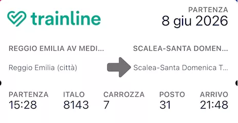 Biglietto Italo