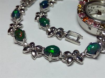 Orologio in Argento 925, quadrante in Madreperla - Foto 3