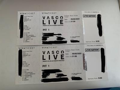 Biglietti VASCO Trento 20/05