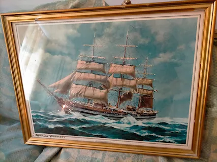 Quadro con stampa del Vascello Amerigo