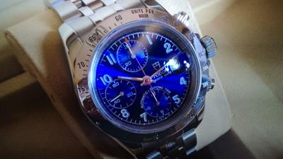 TUDOR Daytona Prince Chronograph Rolex quadrante Topazio