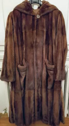 Cappotto di visone selvaggio maschio