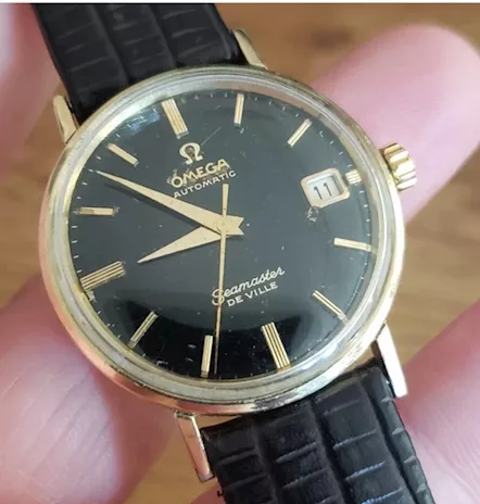 Omega Seamaster Dial Black