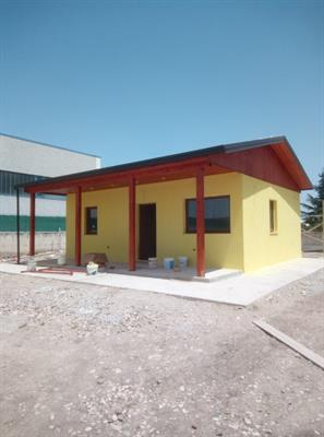 Casa prefabbricata in legno coibentata