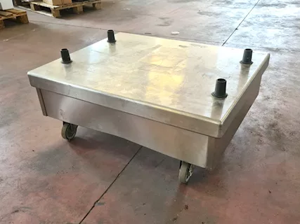 Base inox carrellata usata