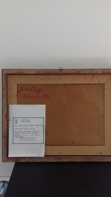 QUADRO DIPINTO EPOCA 1900 RENZO PAGNI - Foto 3