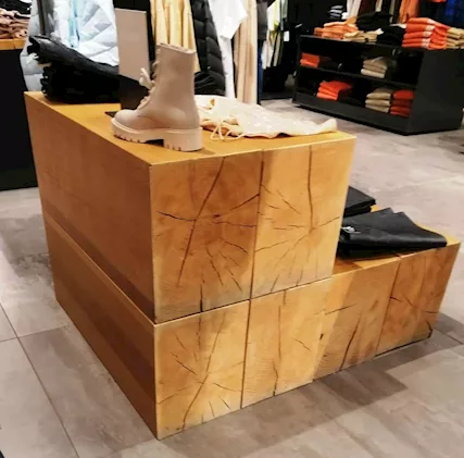 Pedana a tronchi in legno 1279