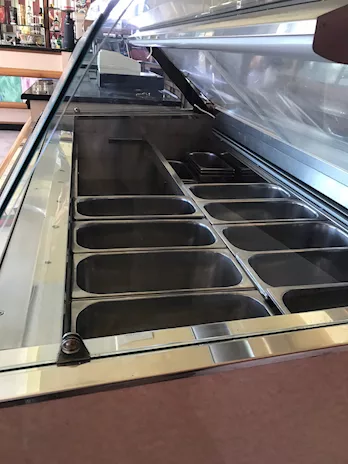 Vetrina refrigerata gelati con 20 vaschette