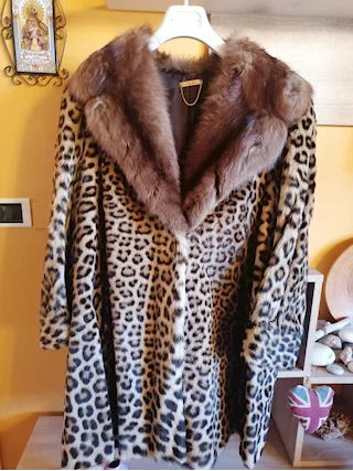 Pelliccia vero leopardo