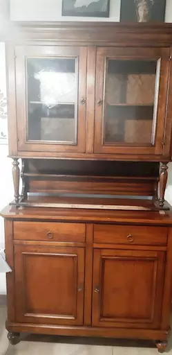 Credenza in noce due ante