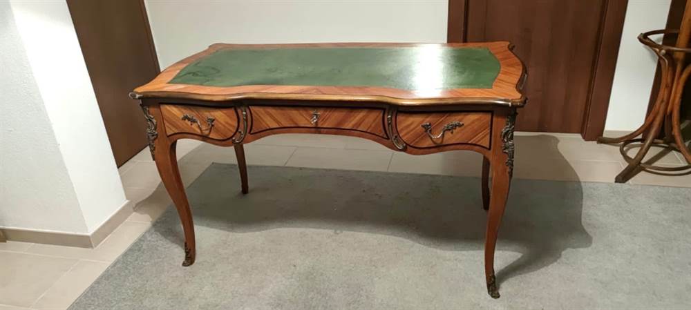 Scrittoio Antico ed EleganteLuigi XV in Noce - Foto 3