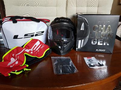 Casco LS2 FF327 Challenger Nero-Large 59-60 cm.
