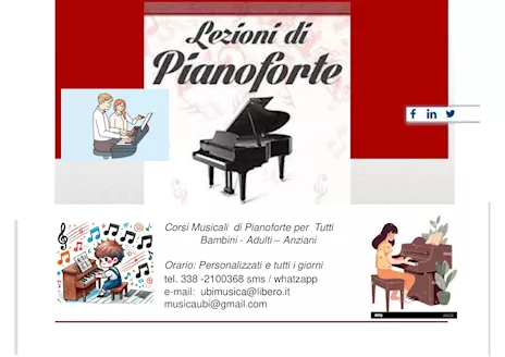 Lezioni di pianoforte