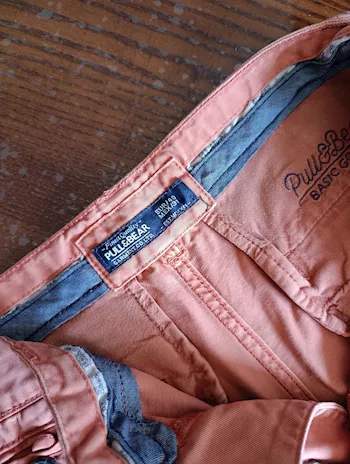 PANTALONCINI UOMO PULL BEAR ARANCIO T.48, prezzo trattabile - Anteprima 3