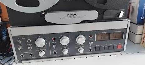 Registratore Revox B77 usato a bobine Vel 4,5 e 9,5