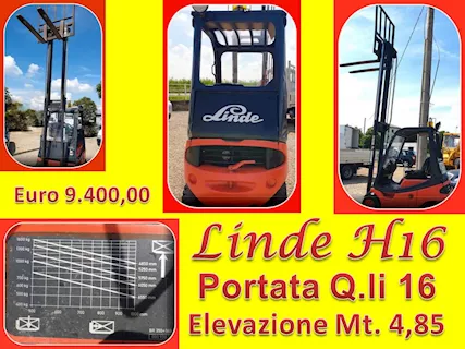 Carrello Elevatore Diesel Linde H16